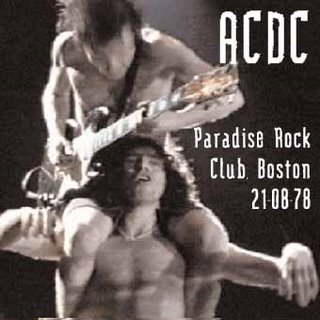 Cover of 'Boston, Paradise Theater - August 21, 1978' - AC/DC